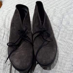 Prada brown  Suede Ankle Boots 100% authentic